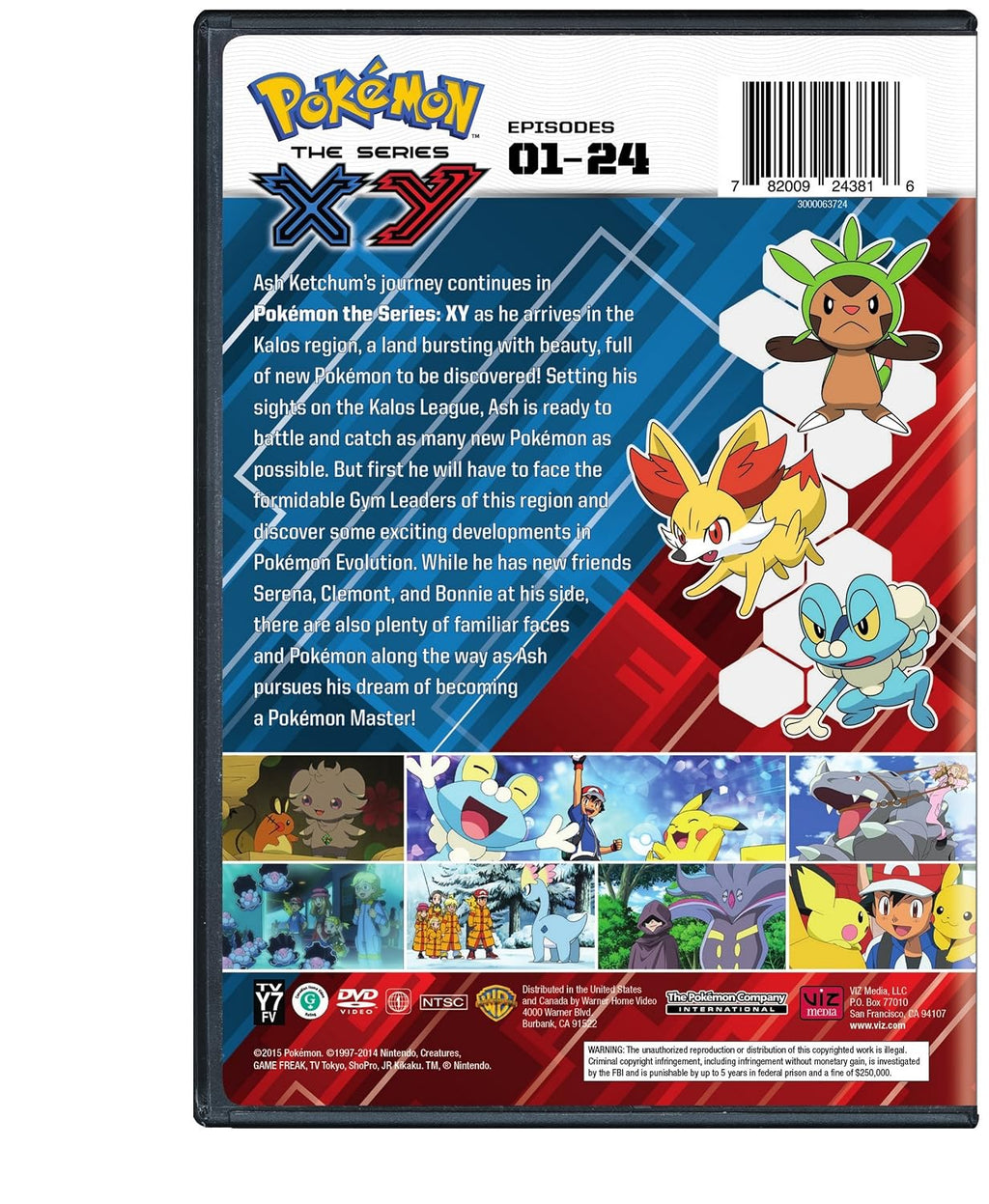 Pokemon the Series: XY Set 1 (DVD)