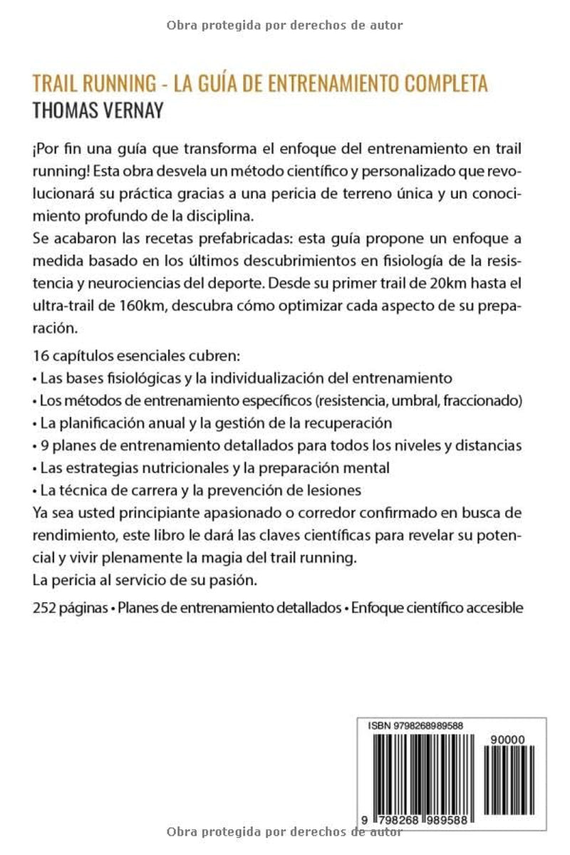 Trail Running - La guía de entrenamiento completa: Entrénese de manera inteligente, progrese de forma sostenible y supere sus límites
