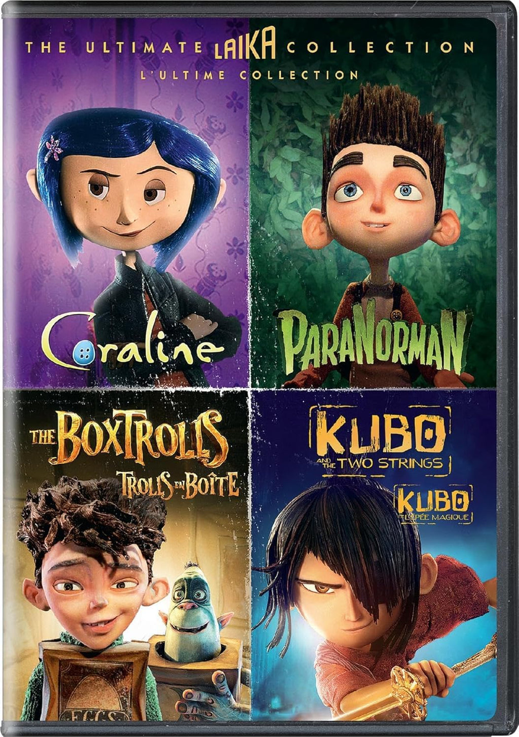 The Ultimate Laika Collection (Coraline / ParaNorman / The Boxtrolls / Kubo and the Two Strings) - [DVD]