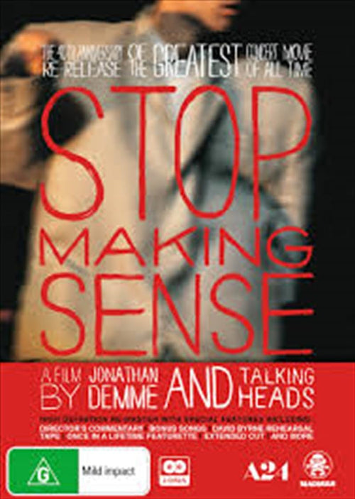 Talking Heads: Stop Making Sense DVD | 40th Anniversary Special Edition