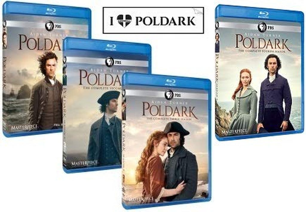 Masterpiece: Poldark Blu-ray Collection with Bonus Sticker + Complete Seasons 1-4