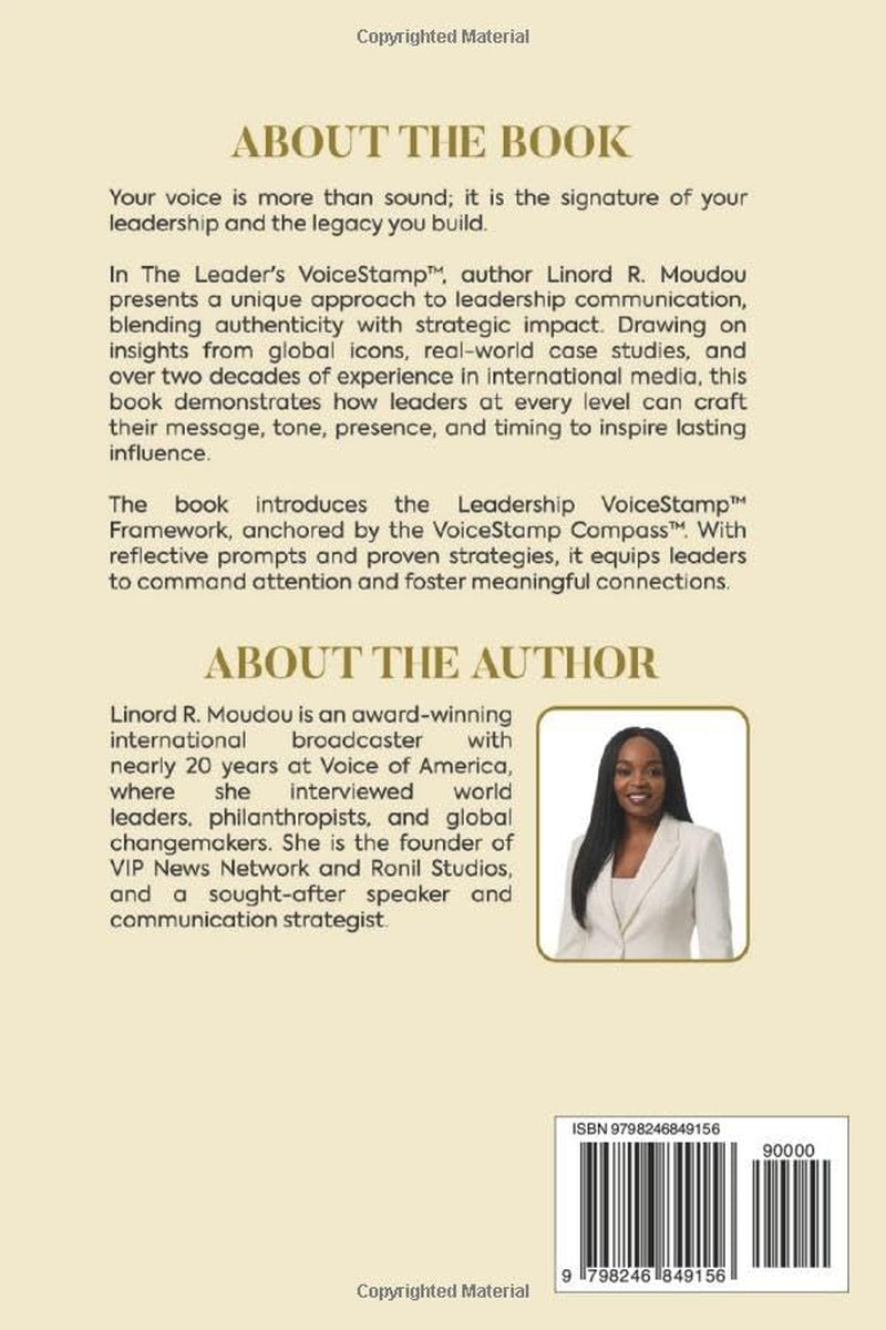 The Leader's VoiceStamp: Crafting a Voice that Empowers and Leaves a Lasting Legacy