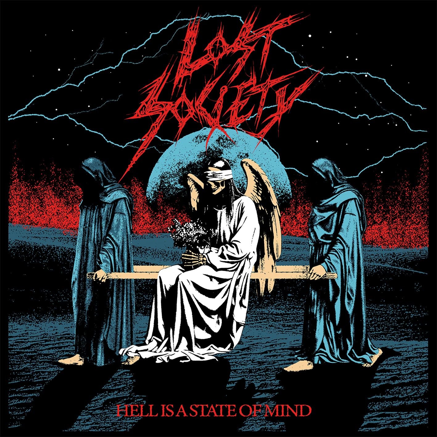 Hell Is A State Of Mind Sleeve Transparent Red