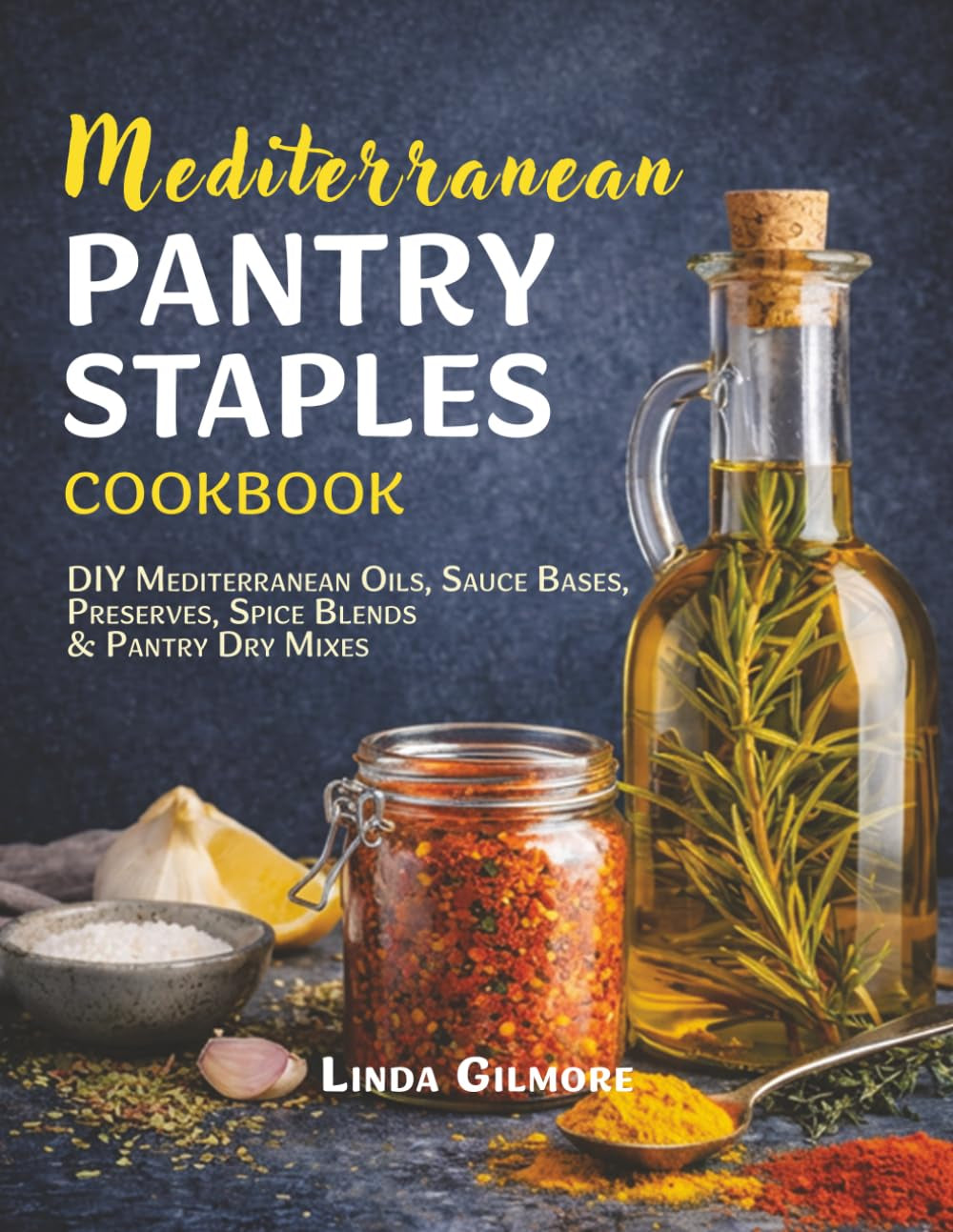Mediterranean Pantry Staples Cookbook: DIY Mediterranean Oils, Sauce Bases, Preserves, Spice Blends & Pantry Dry Mixes (Mediterranean Diet Cookbook)