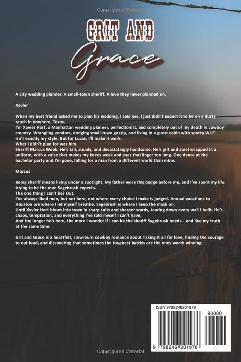 Grit and Grace: A Sweet and Spicy Gay Cowboy Romance (Sagebrush Cowboys)