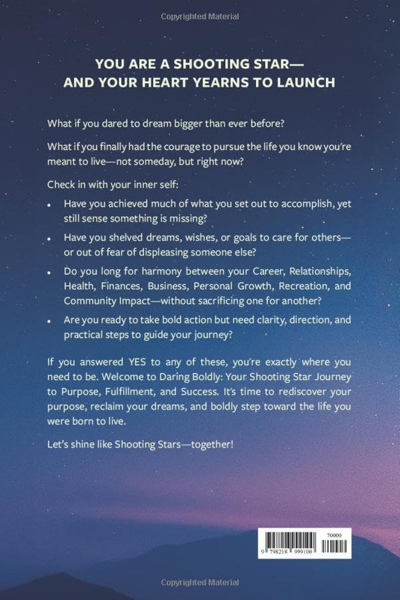 DARING BOLDLY: Your Shooting Star Journey to Purpose, Fulfillment and Success