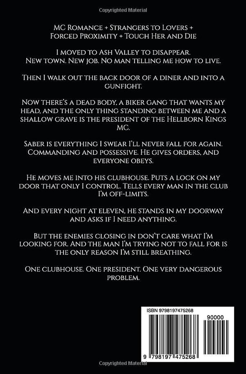 Saber's Claim: A Forced Proximity Instalove MC Romance (Ash Valley Hellborn Kings MC)