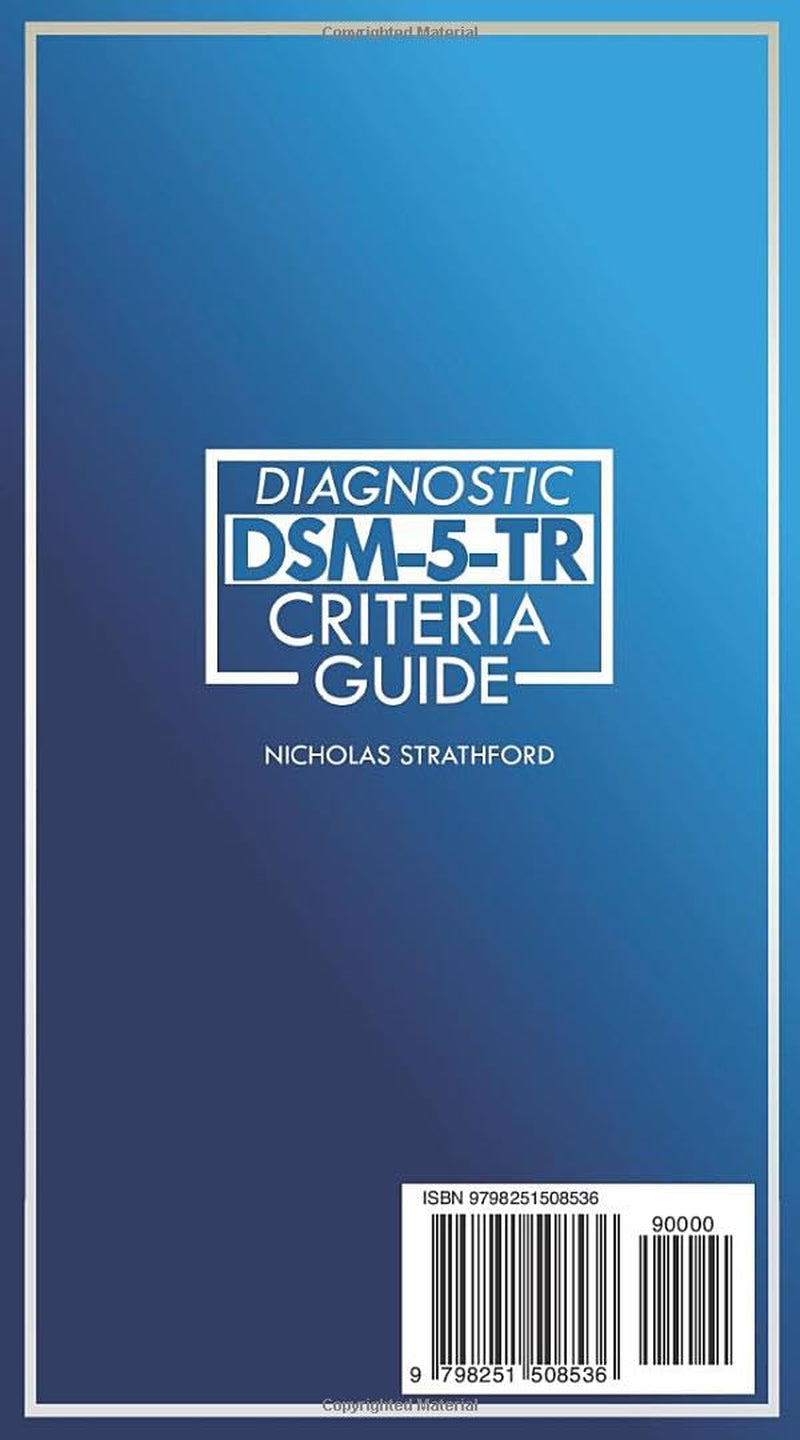 DSM-5-TR Desk Reference Diagnostic Criteria Guide: A Pocket Companion for Quick and Accessible Diagnostic Information