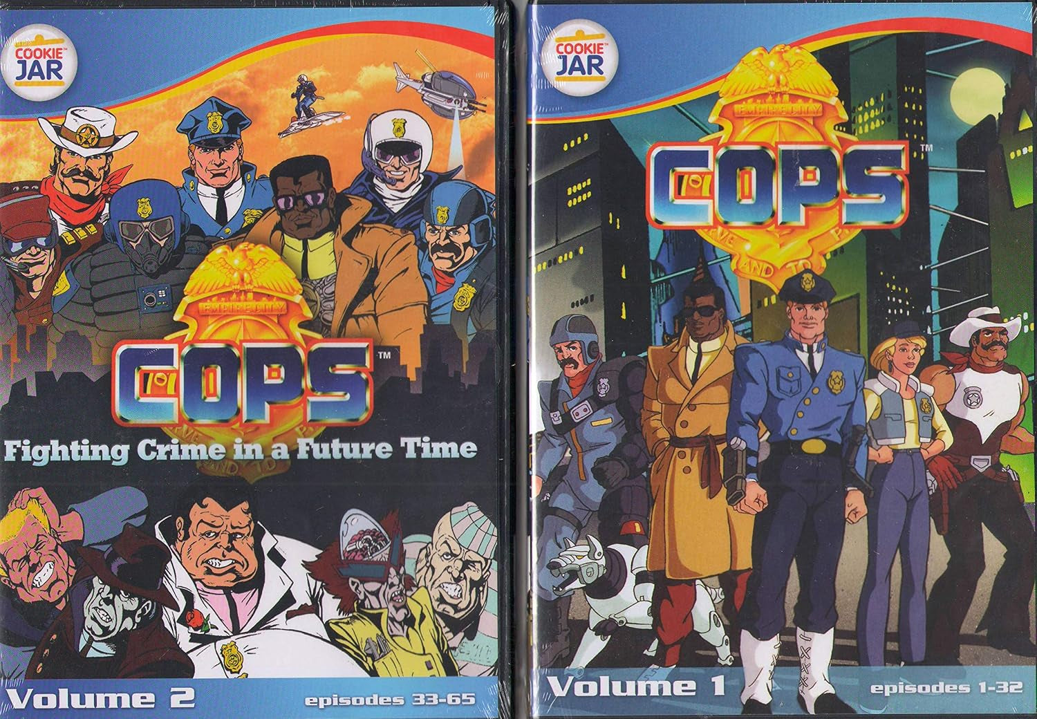 C.O.P.S. - The Complete Series : Vol 1 & 2 - 65 episodes