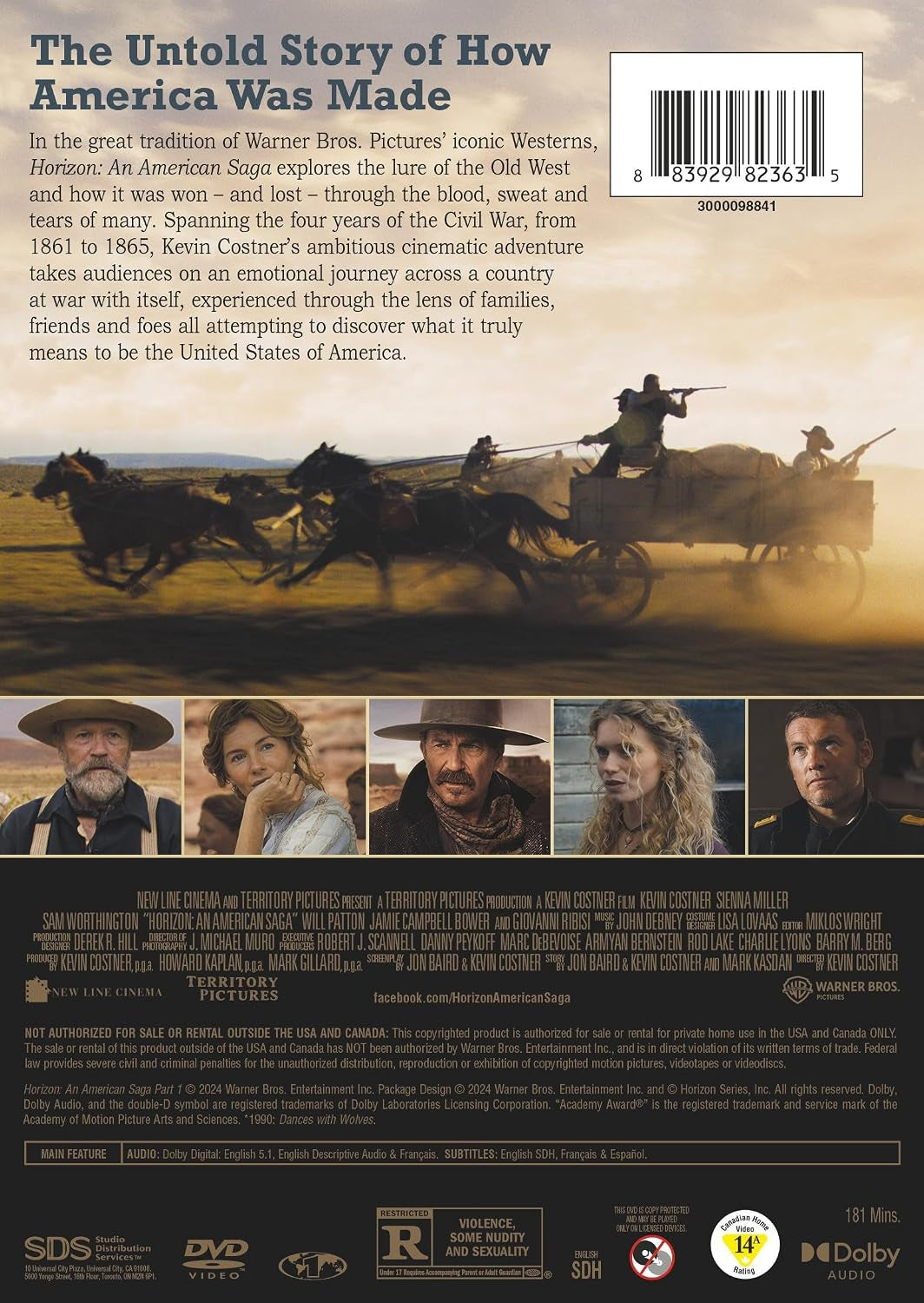 Horizon: An American Saga Chapter 1 (DVD)