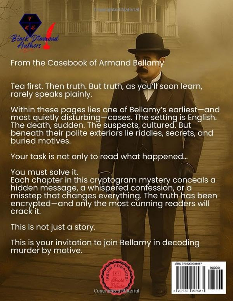 Mystery Cryptograms : Murder at Gorsewick Hall | A Strategy Puzzle Book for Adults (Book 3 of 3): Cozy Novella in Cryptogram Form (Armand Bellamy Casebook Series)