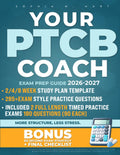 Your PTCB Coach: PTCB Exam Prep Guide for Students with Little Time and Math Anxiety, with a flexible study plan, clear pharmacy math review, and practice by exam domain