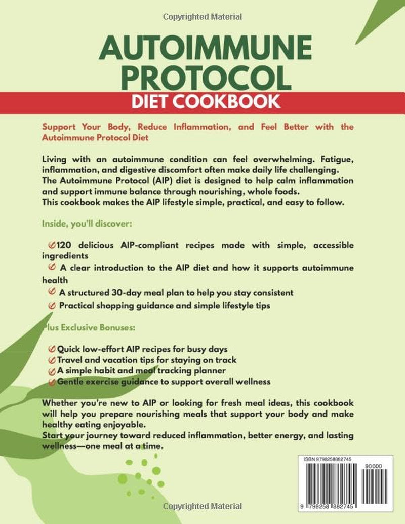 Autoimmune Protocol Diet Cookbook: 2000 Days of Quick and Easy Recipes to Manage Autoimmune Symptoms and Boost Gut Health