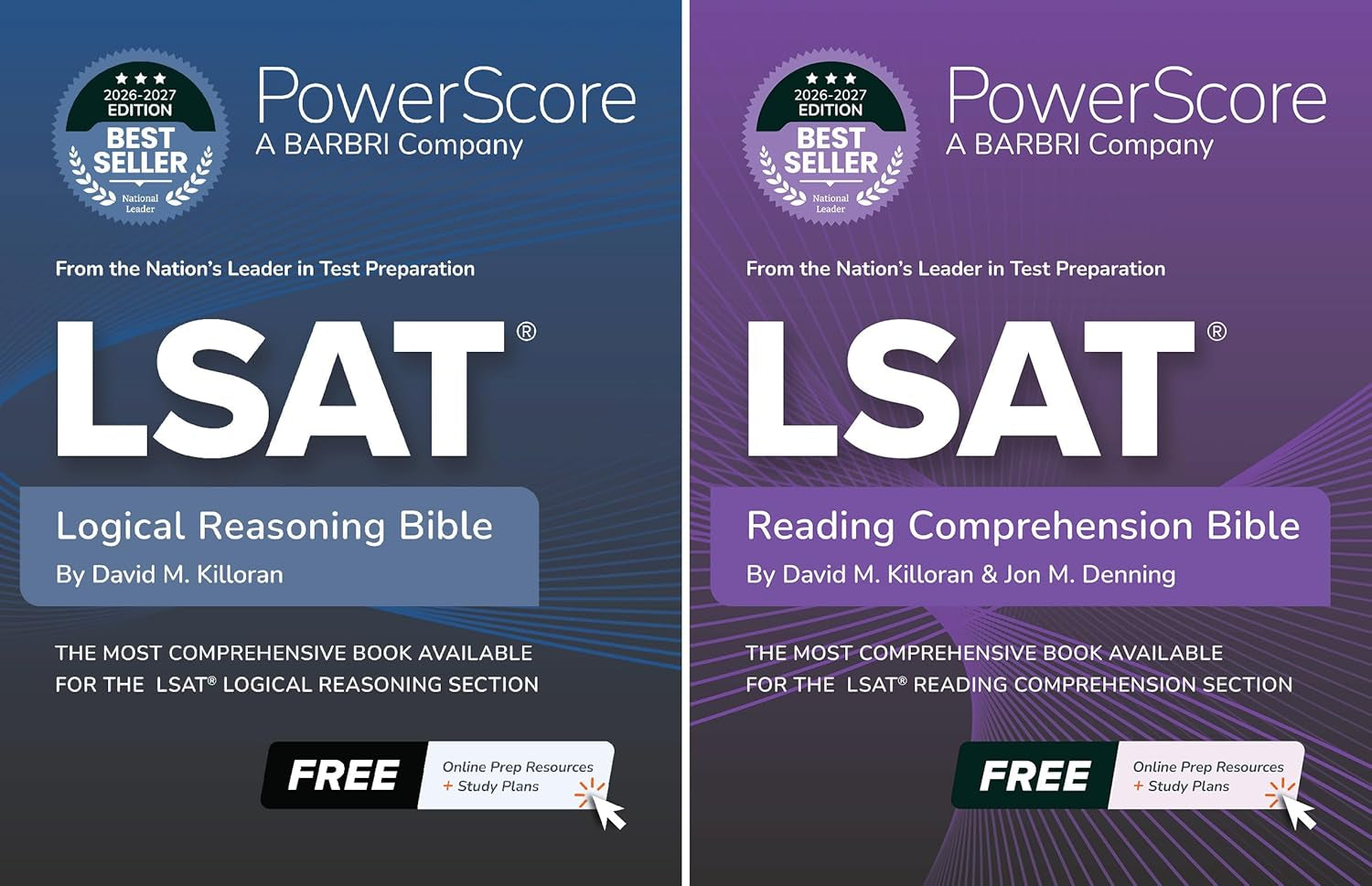 The PowerScore LSAT Bible Duology 2026-2027: Prep Strategies for Each Section of the LSAT – Logical Reasoning and Reading Comprehension