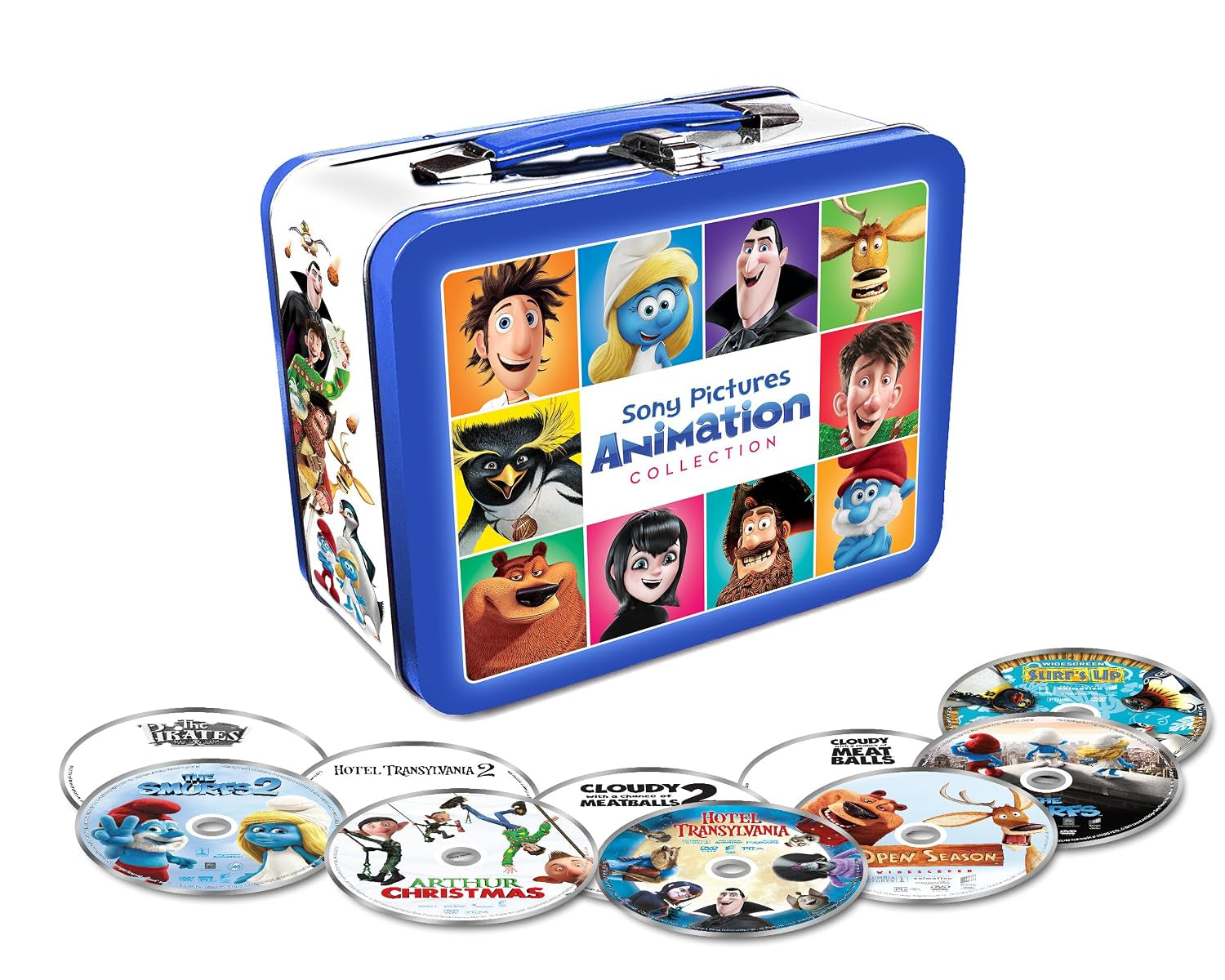 Arthur Christmas / Cloudy with a Chance of Meatballs / Cloudy with a Chance of Meatballs 2 / Hotel Transylvania / Hotel Transylvania 2 / Open Season (2006) / Pirates! Band of Misfits, the / Smurfs 2, the / Smurfs, the (2011) / Surf's up - Set