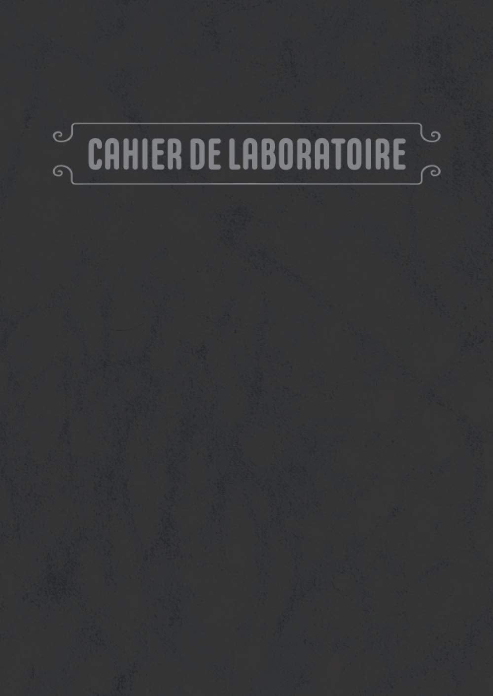 Cahier de Laboratoire: Petits Carreaux A4 | avec page Sommaire et 100 pages numérotées | Laboratory Notebook in French | Vintage Noir (French Edition)