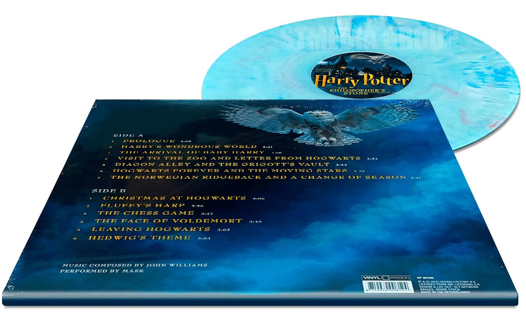 Harry Potter - Sorcerer's Stone / Philosopher's Stone / by Mask Limited Color Edition / White-Blue Marble LР | ONLY 500 Copies Worldwide!
