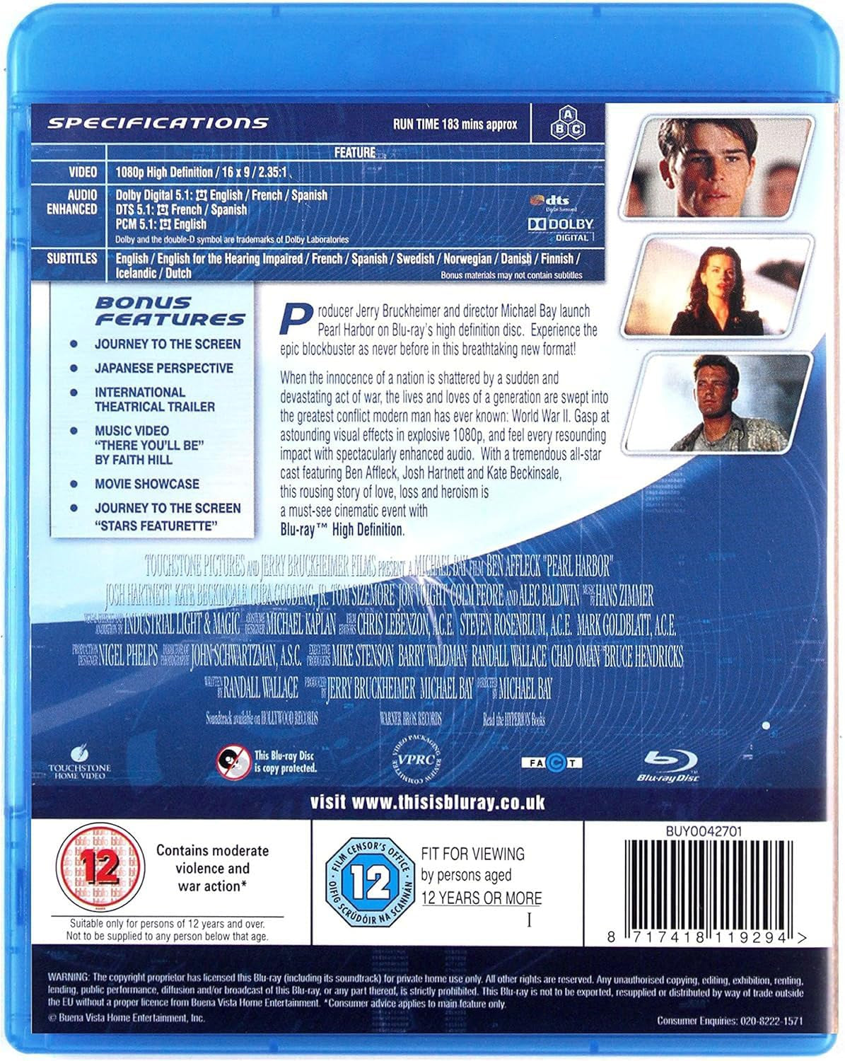Pearl Harbor [Blu-ray]