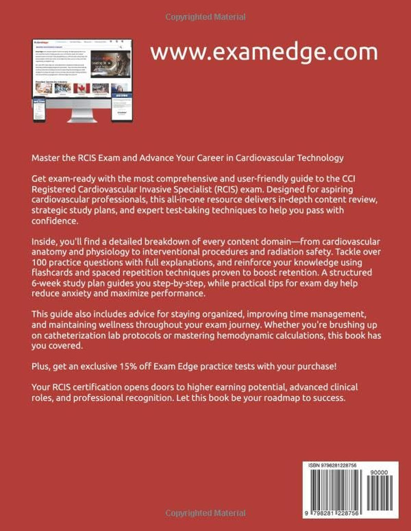CCI RCIS Exam Study Guide 2025: Complete Prep with 100+ Practice Questions, Flashcards & Expert Tips for the Registered Cardiovascular Invasive Specialist Exam