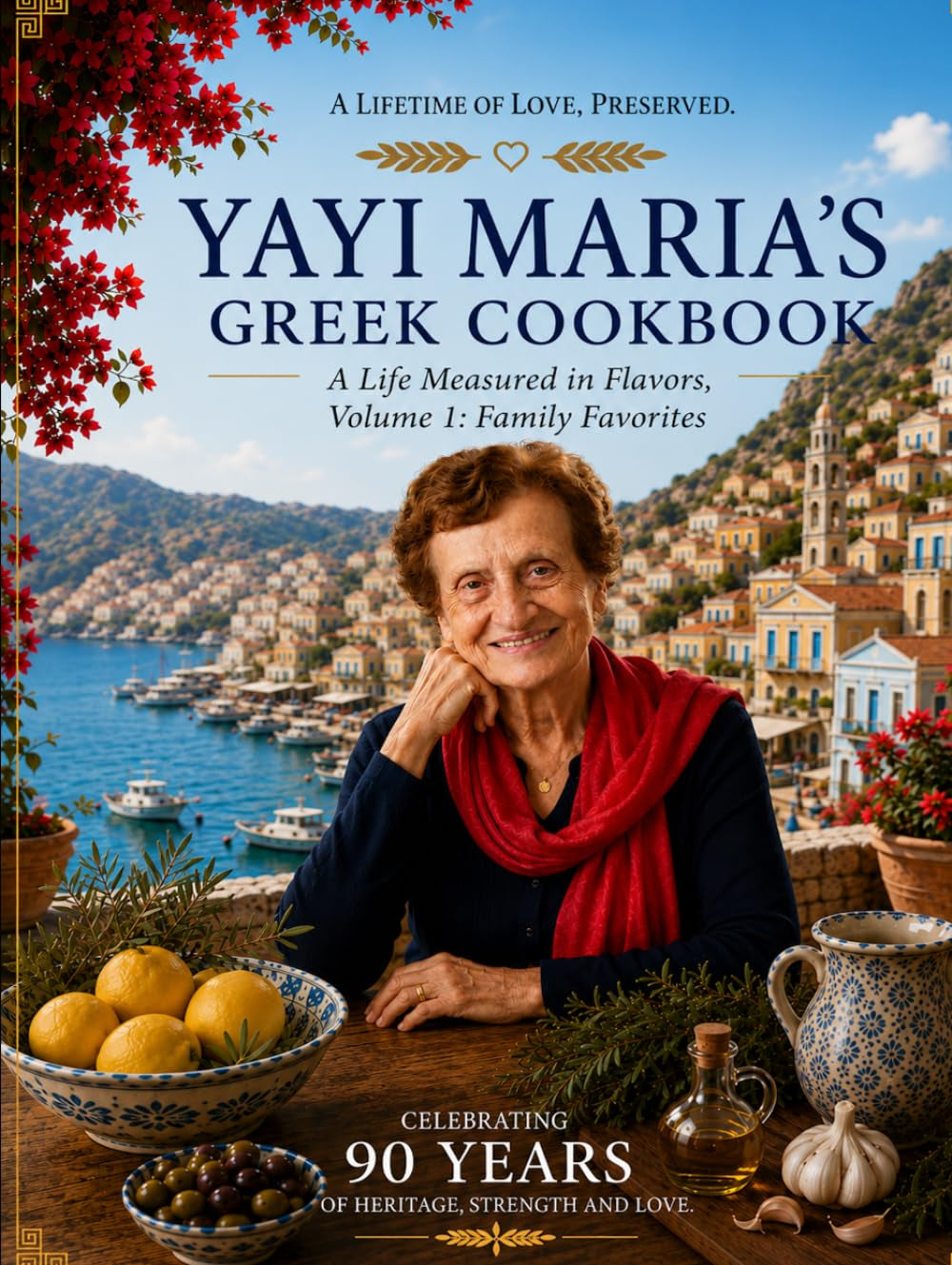 Yayi Maria´s Greek Cookbook: 90 years of Authentic Family Recipes, Mediterranean Favourites, Traditional Greek Cooking, and Timeless Kitchen Secrets