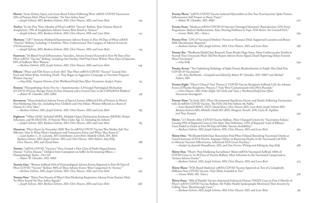 Pfizer Papers: Pfizer's Crimes Against Humanity
