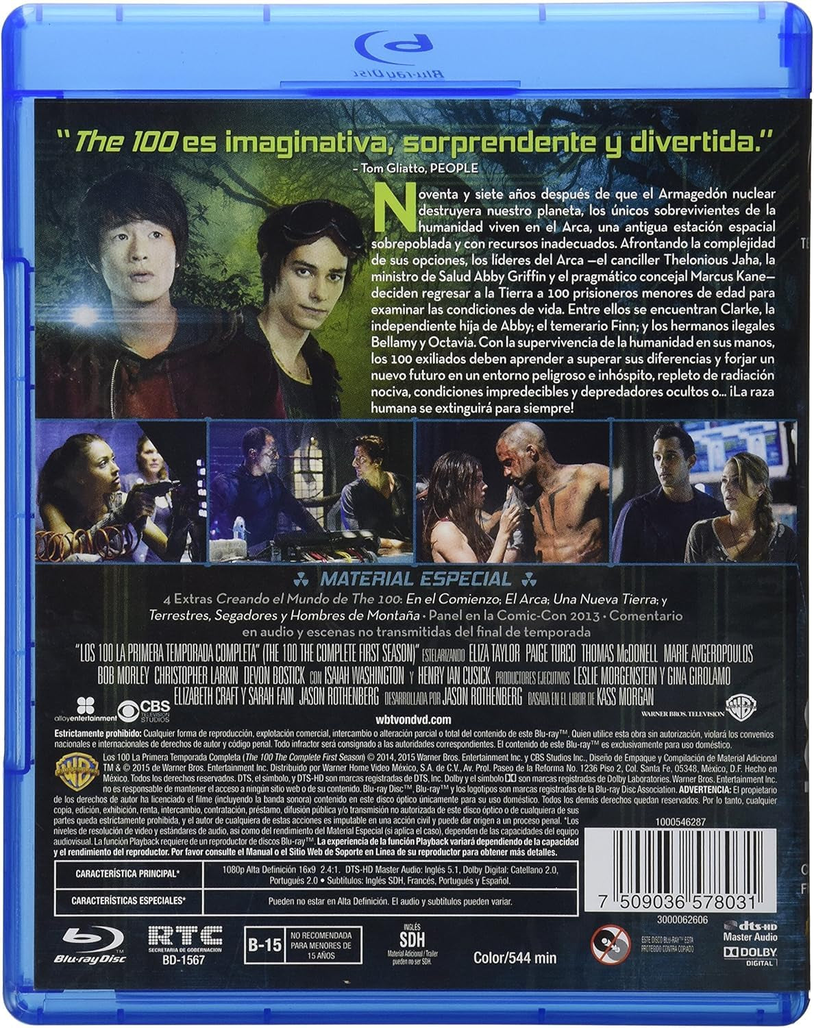 The 100 Season 1 [Blu-ray] – Complete First Season, Spanish Artwork Edition (All Episodes, Multi-Disc Set)