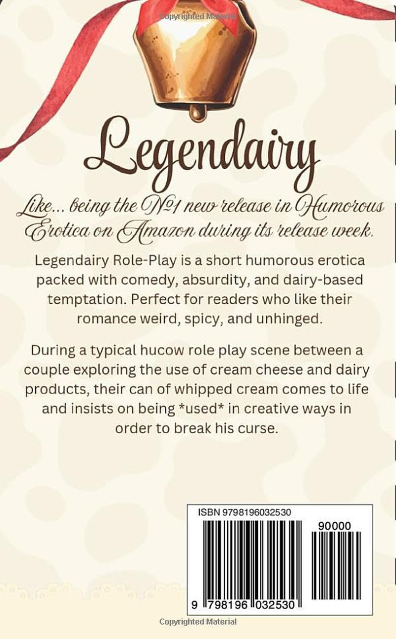 Legendairy Role-Play: A Hucow BDSM Sentient Object Romance (Devious Delicacies: A Sentient Object Romance Series)