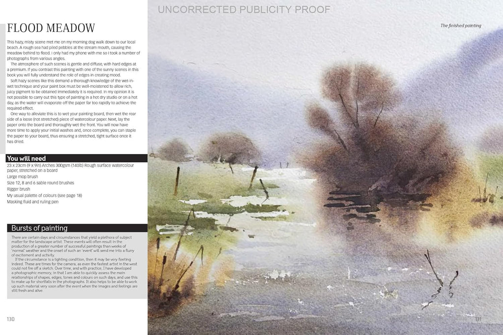 Pure Watercolour Painting: Classic Techniques for Creating Radiant Landscapes