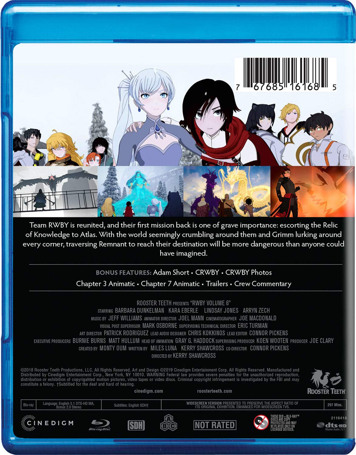 RWBY VOLUME 6 BLU-RAY