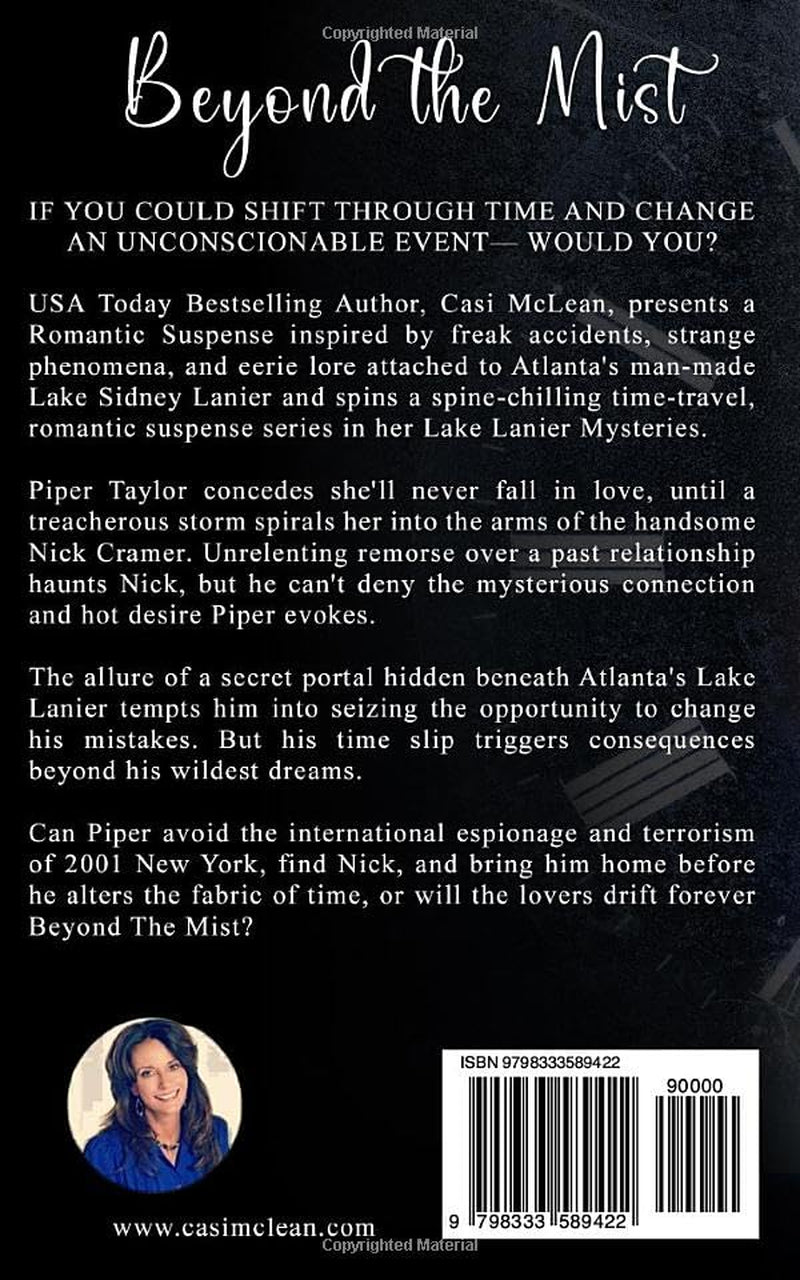 Beyond The Mist: A Time Travel Romantic Suspense (Lake Lanier Mysteries Book 2)