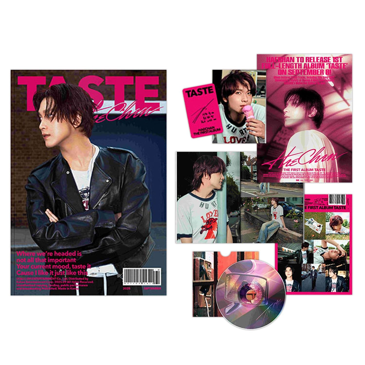 HAECHAN - The 1st Album TASTE Full Spread Ver. A Photo Book R + Folded Poster + Gift