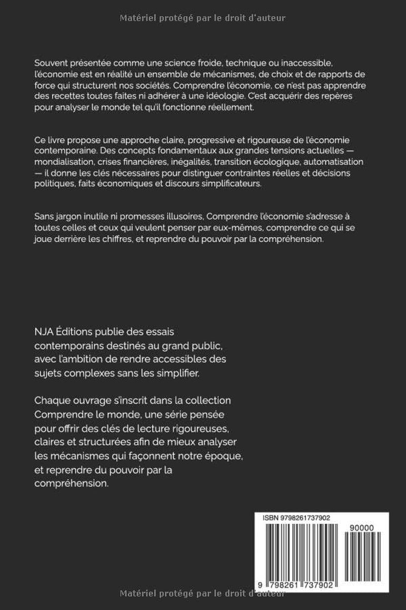 COMPRENDRE L’ÉCONOMIE: Des fondements aux défis futurs (French Edition)