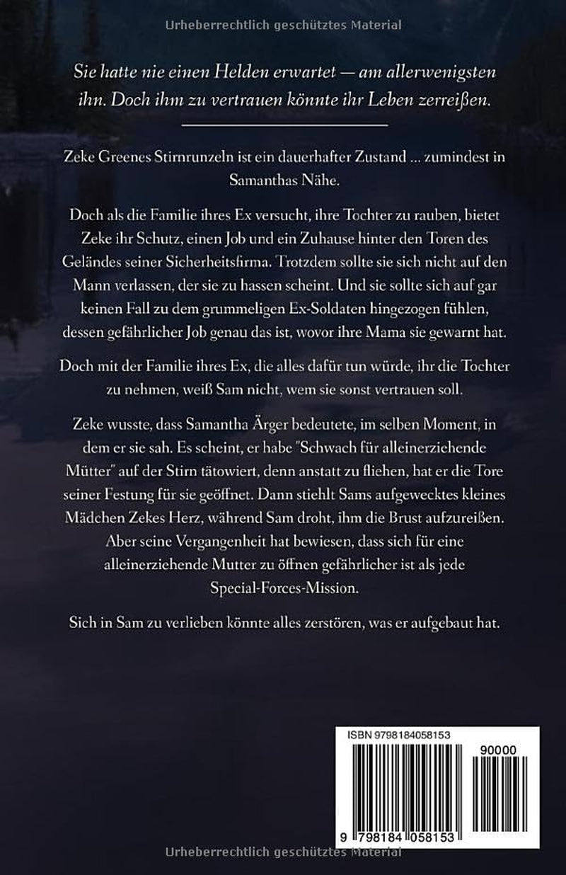 Zeke Verfallen: Eine alleinerziehende Mutter, ein beschützender Held – Romantic Suspense (Stryker Sicherheitstruppe) (German Edition)