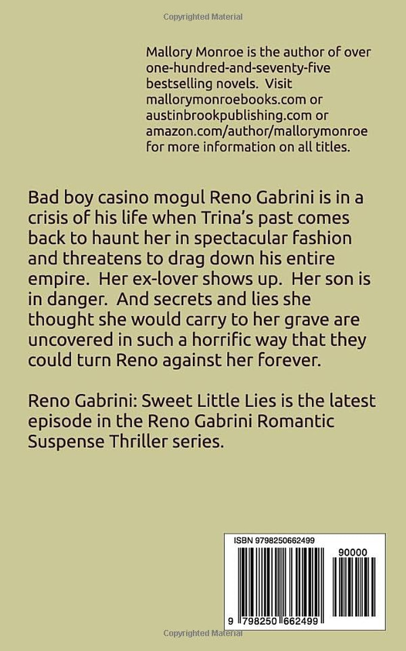Reno Gabrini: Sweet Little Lies (The Reno Gabrini/Mob Boss Series)