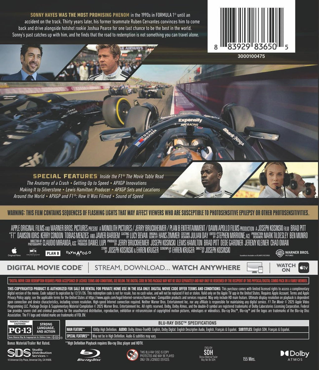 F1® The Movie (Blu-ray)