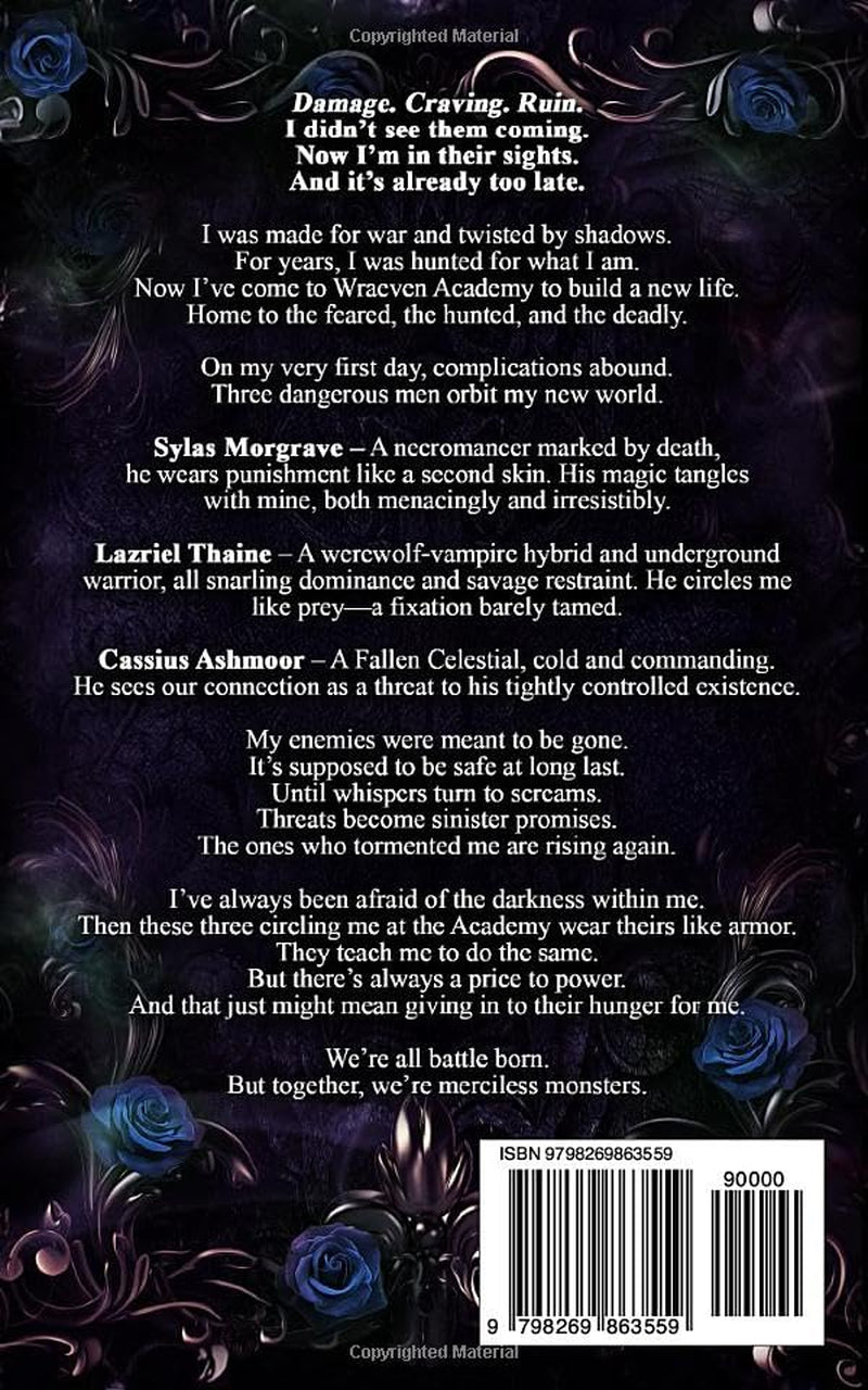 OBSIDIAN AND FROST: A Dark Paranormal Academy Reverse Harem Romance