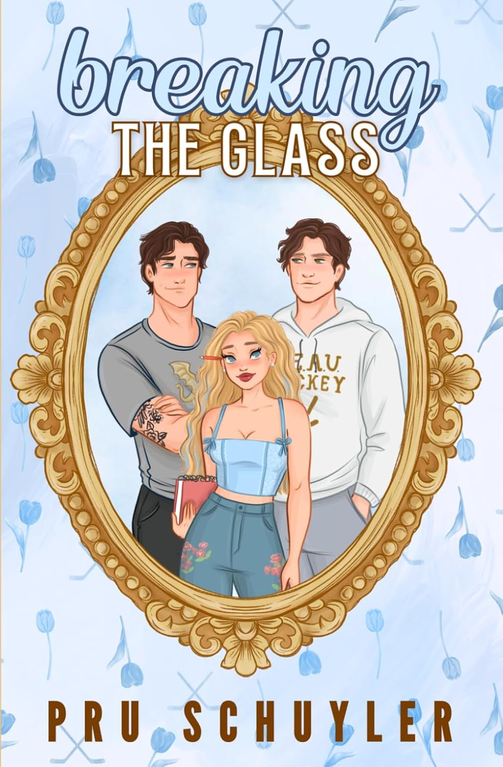 Breaking the Glass: A MFM Contemporary Cinderella Retelling College Hockey Romance (HEAU Hockey Legends)