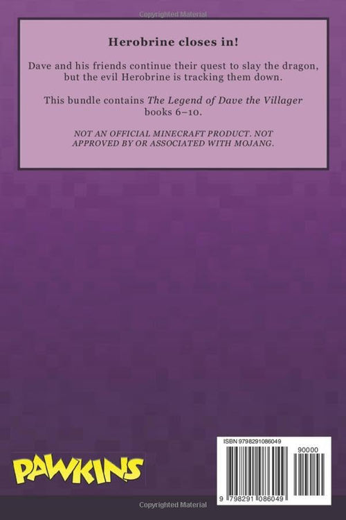 The Legend of Dave the Villager Books 6–10: An unofficial Minecraft series (Dave the Villager Collections)