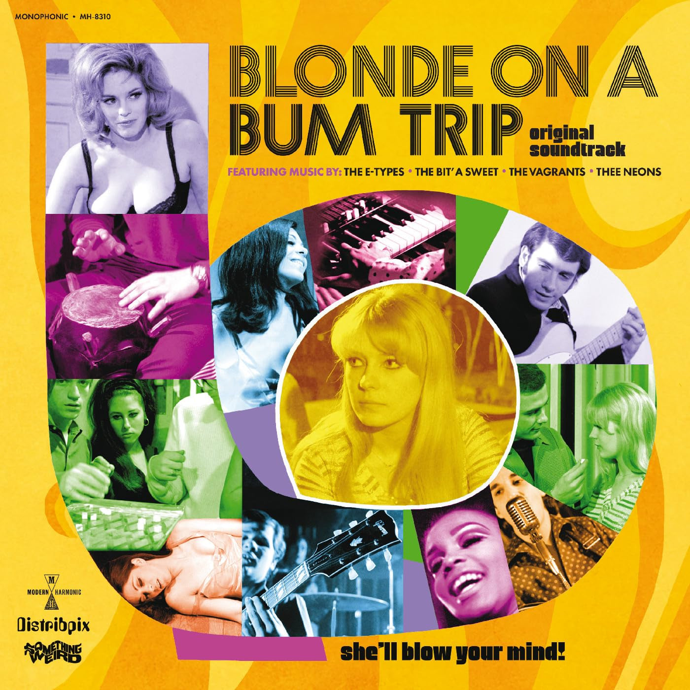 Blonde On A Bum Trip Original Soundtrack (CLEAR WITH ORANGE SWIRL VINYL)