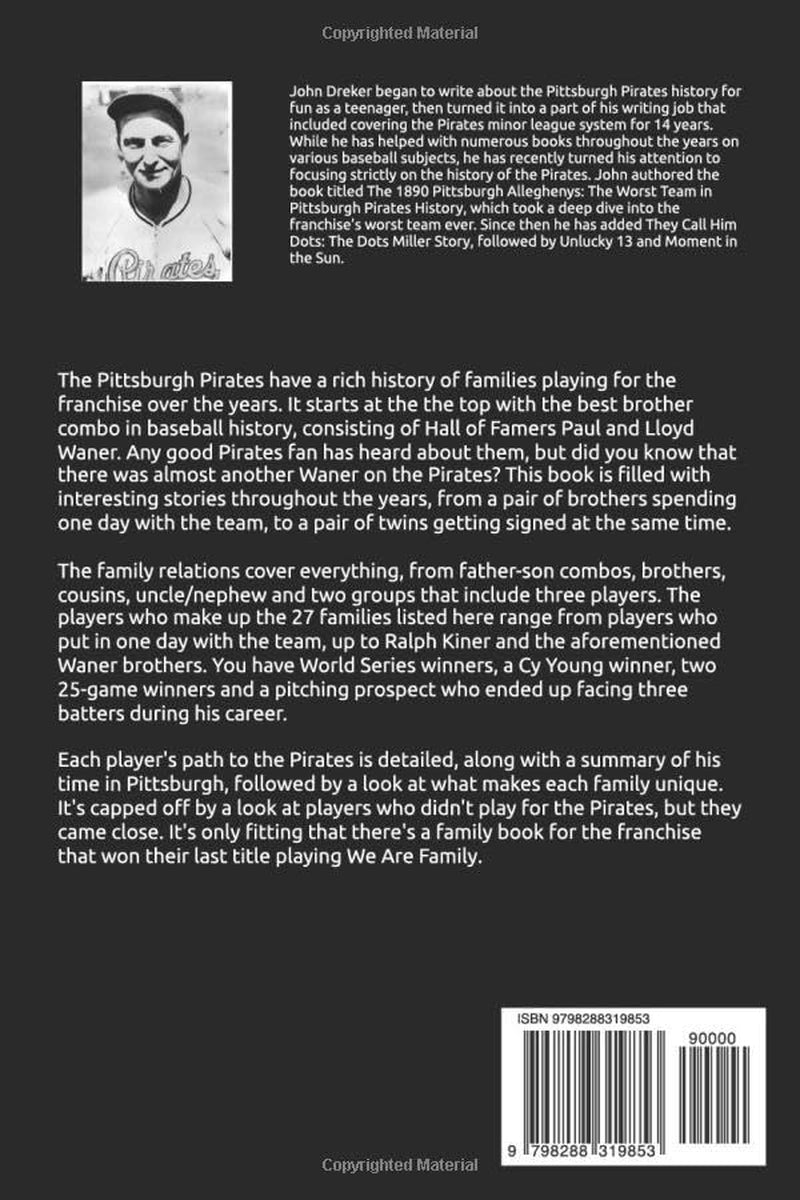 They Are Family: A History of Pittsburgh Pirates Relatives