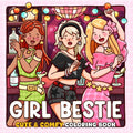 Girl Bestie: A Cute & Easy Coloring Book for Adults and Teens Featuring Friendship Moments and Beautiful Illustrations for Stress Relief