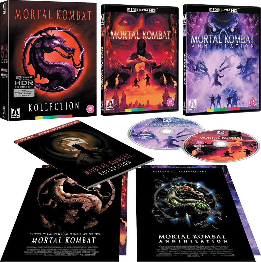 Mortal Kombat Kollection - (Mortal Kombat / Mortal Kombat: Annihilation) [Special Bonus Features / Reversible cover] [1995-1997] [4K Ultra HD] [Region Free]