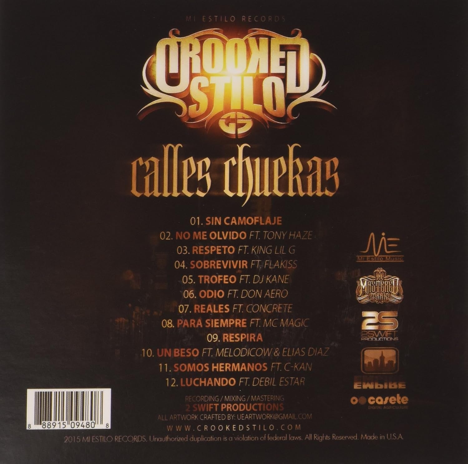 CALLES CHUEKAS