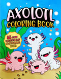 Axolotl Coloring Book: 55 Cute Designs with Fun and Fascinating Facts , Kawaii Style for Kids ( Axolotl Book) (The World of Axolotls)