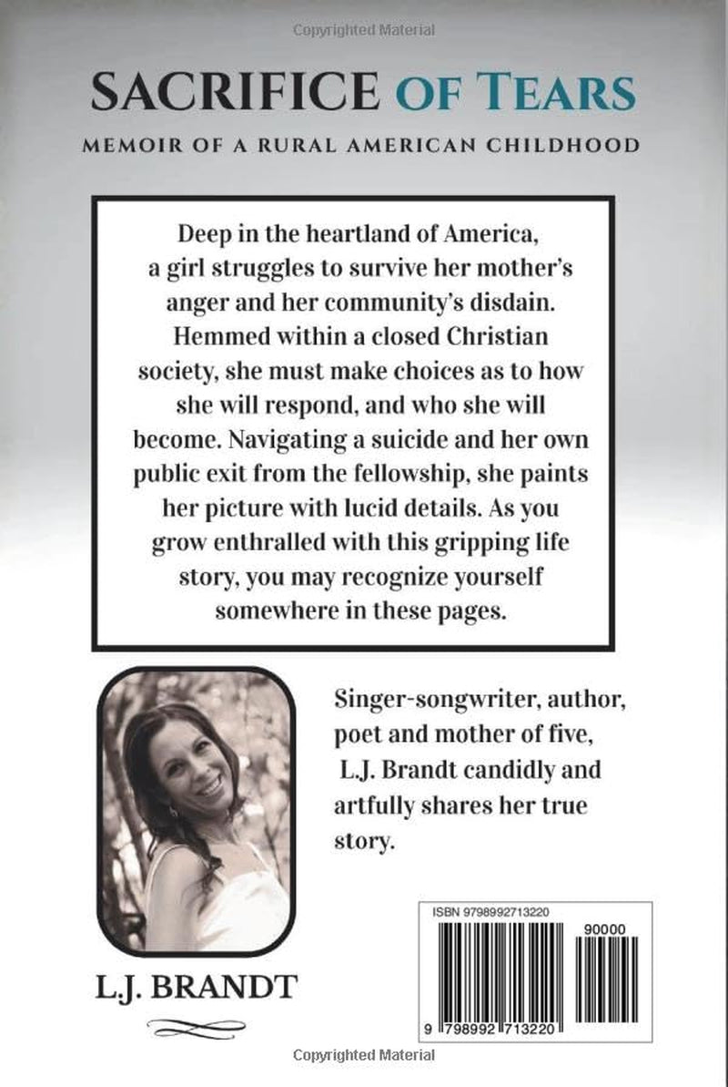 Sacrifice of Tears: Memoir of a Rural American Childhood