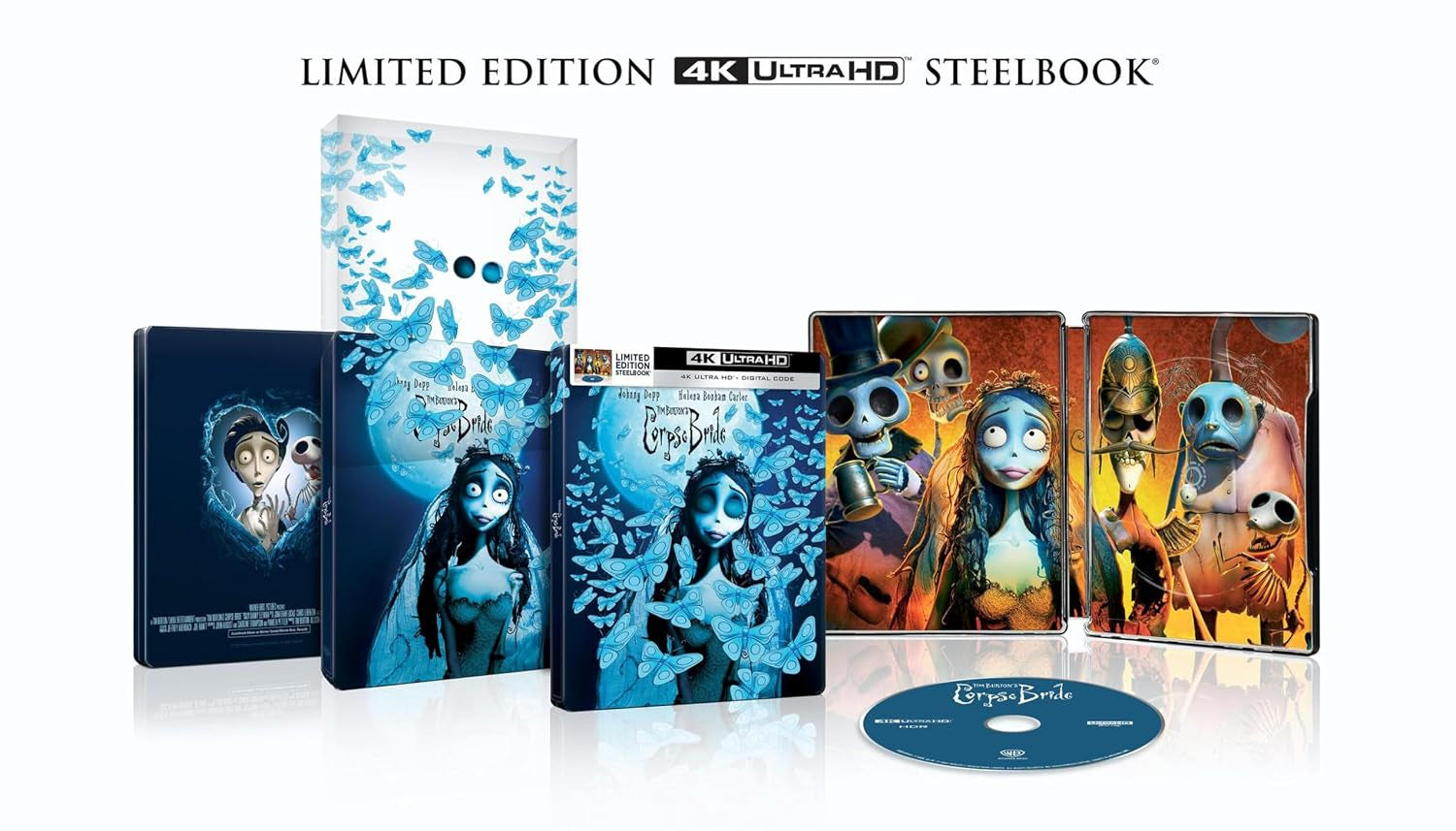 Tim Burton's The Corpse Bride (4K Ultra HD + Digital / Steelbook)
