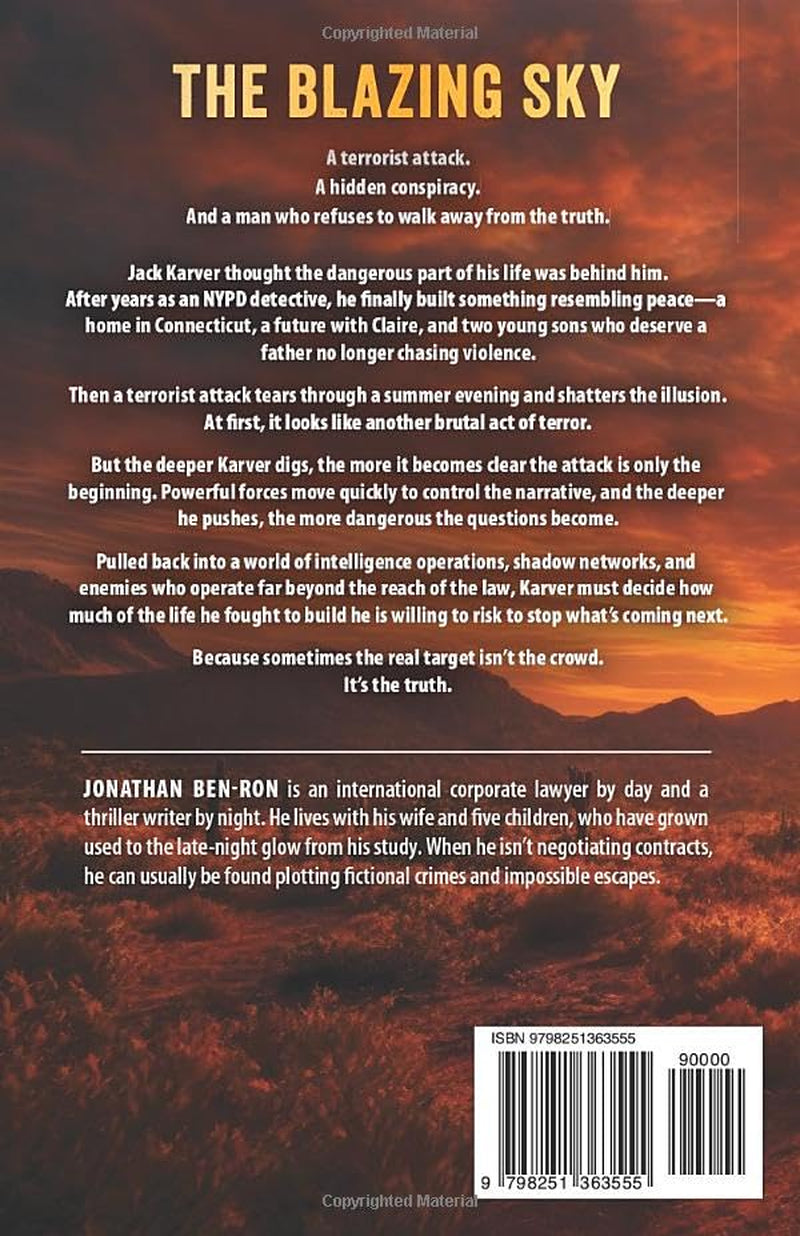The Blazing Sky (The JACK KARVER Series)