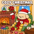 Cozy Christmas Coloring Book: Filled With Charming Holiday Scenes, Cozy Winter Moments And Delightful Christmas-Inspired illustrations For Teens and Adults