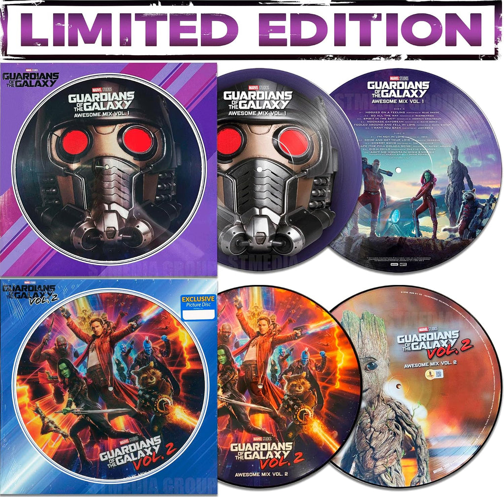 Guardians Of The Galaxy: Awesome Mix Vol. 1 / Vol. 2 Collection Colored Picture LР