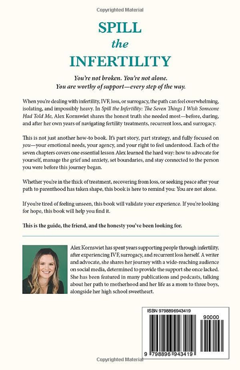 Spill The Infertility: The Seven Things I Wish Someone Had Told Me